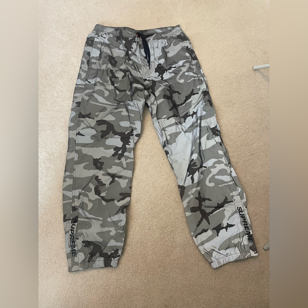 Supreme reflective Cargo Pants - Camouflage Gray